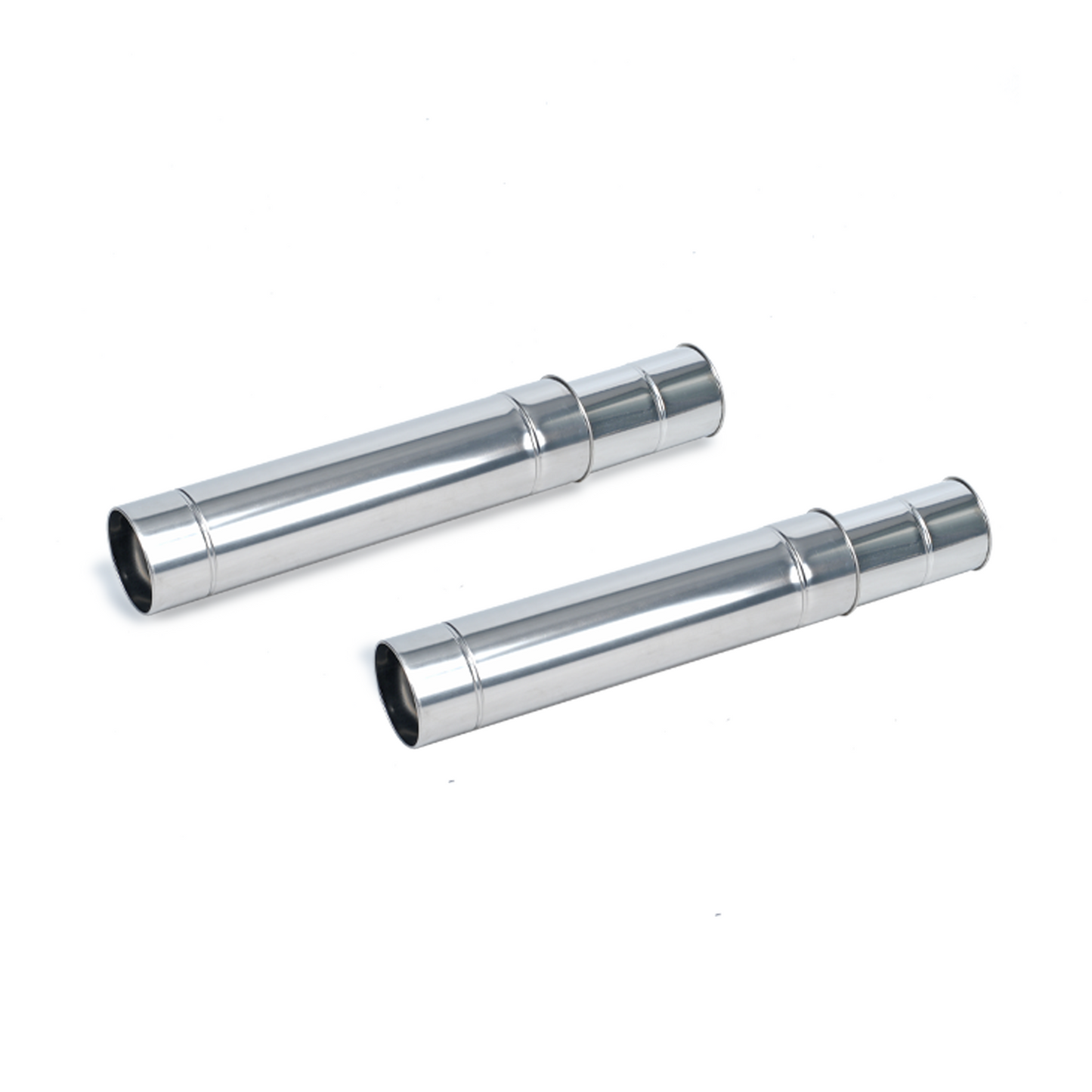 2.75-2.95 x 15.75in (7-7.5x39cm) Stainless Steel Chimney Pipe 4 pieces