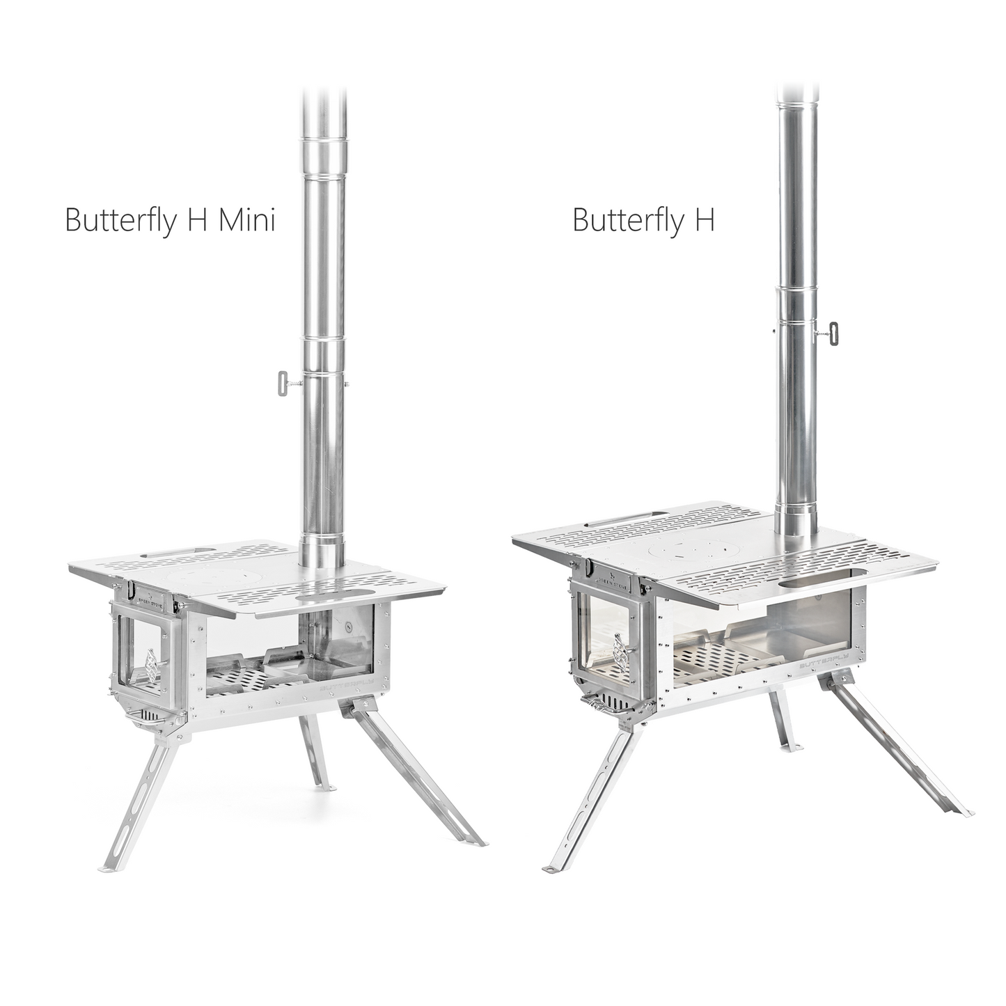 Butterfly-H Wood Stove | Outdoor Stove for Hot Tent Camping